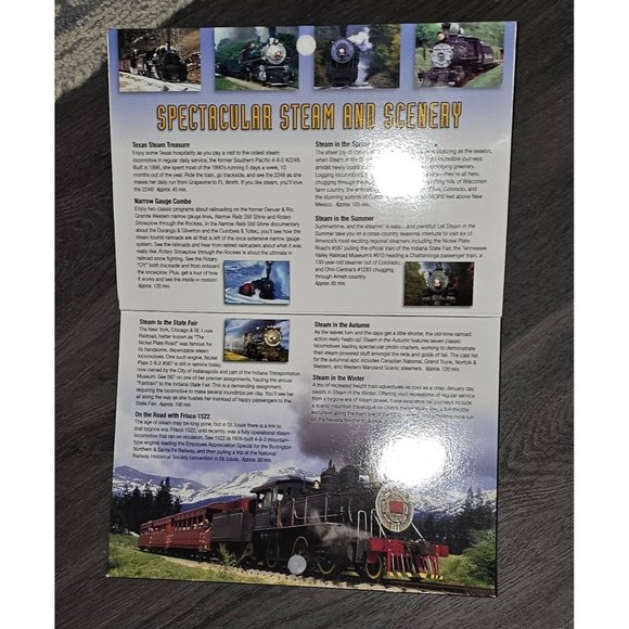 Steam Railroads DVD Set -- 12‎ Hours - Picture 3 of 4